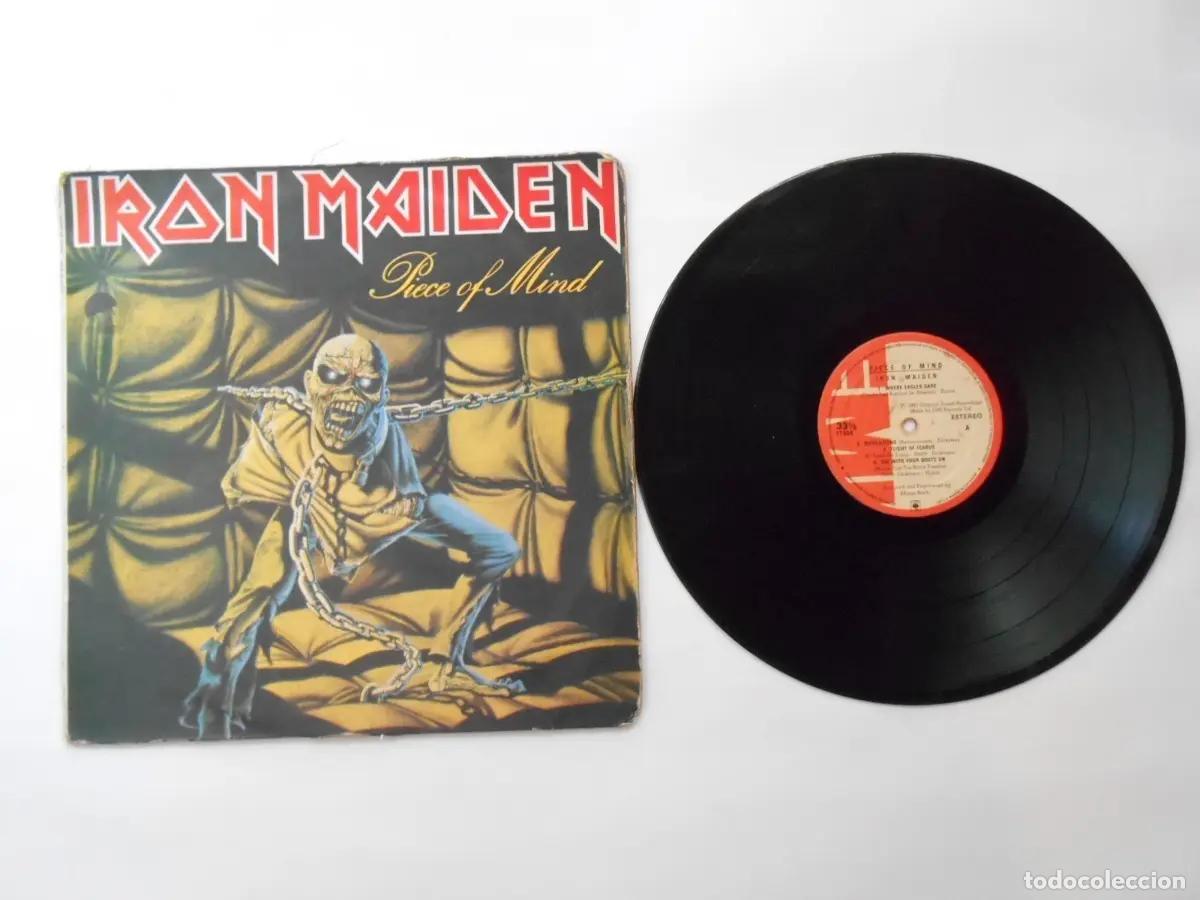 Discos de vinilo: Iron Maiden Piece Mind Disco Lp - Foto 1