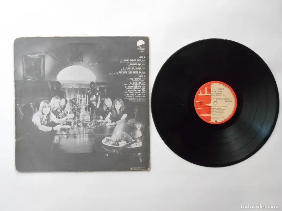 Discos de vinilo: Iron Maiden Piece Mind Disco Lp - Foto 2