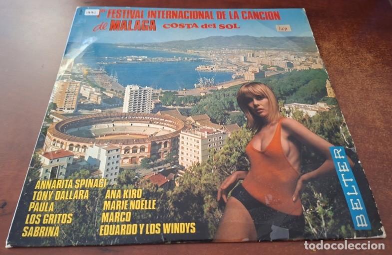 Discos de vinilo: Varios &ndash; 1&ordm; Festival de la Canci&oacute;n de M&aacute;laga (Costa del Sol) &ndash; BELTER 22.241 &ndash; 1968