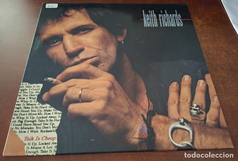 Discos de vinilo: Keith Richards &ndash; Talk is Cheap &ndash; VIRGIN LL-209 265 &ndash; 1988