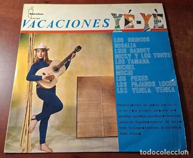 Discos de vinilo: Varios - Vacaciones Ye-Y&eacute; &ndash; (Ver canciones en foto) &ndash; IBEROFON IB-33-1.063 &ndash; 1965