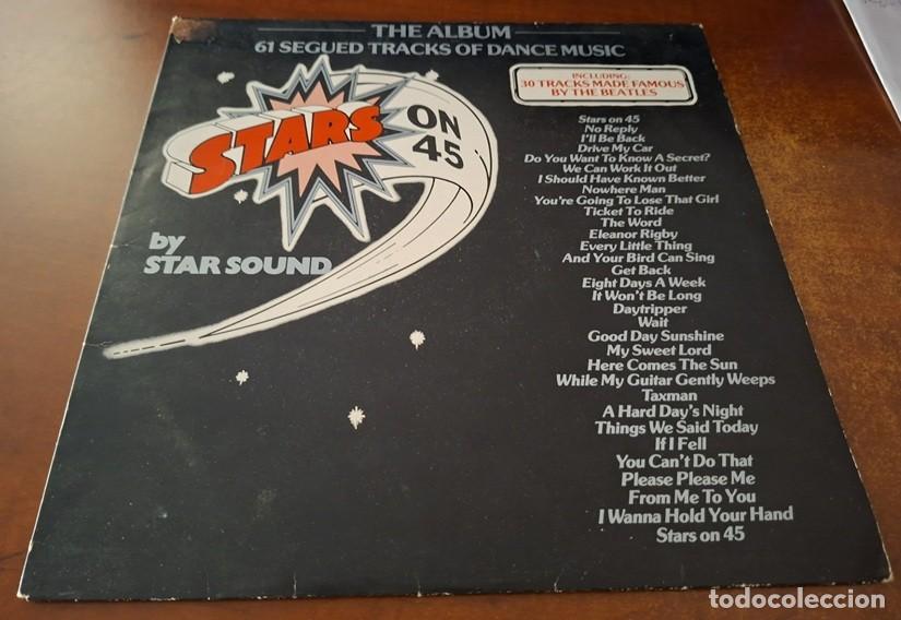 Discos de vinilo: Star Sound &ndash; Stars on 45 (cara A Beatles) &ndash; CBS 86132 (Ed. UK) &ndash; 1981