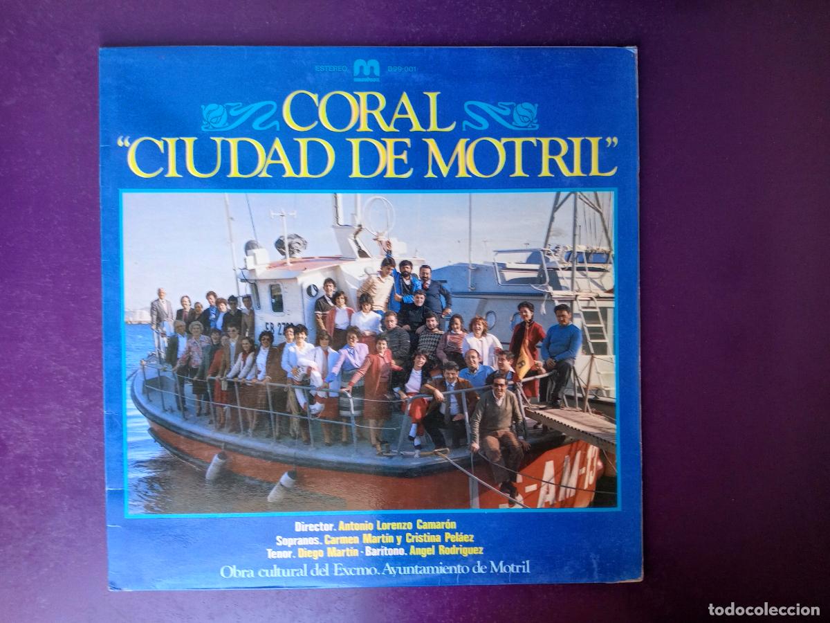 Discos de vinilo: CORAL CIUDAD DE MOTRIL - LP MUSIVOZ 1983, LORCA, MACHADO, MIGUEL HERNANDEZ, FOLK
