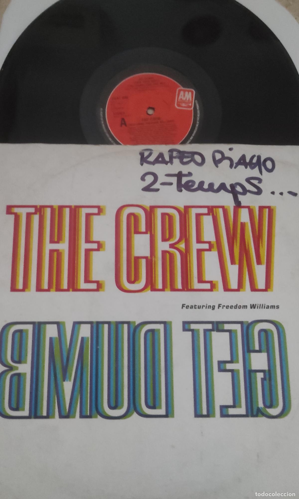 Discos de vinilo: The Crew &ndash; Get Dumb! (Free Your Body)-MAXI-UK-1990-