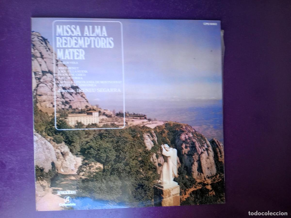 Discos de vinilo: Capella I Escolan&iacute;a De Montserrat &ndash; Missa Alma Redemptoris Mater - LP COLUMBIA 1970 - MISA KYRIE