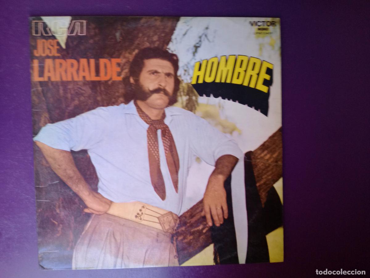 Discos de vinilo: Jose Larralde &ndash; Hombre - LP RCA 1971 - ARGENTINA FOLK, ZAMBA, MILONGA