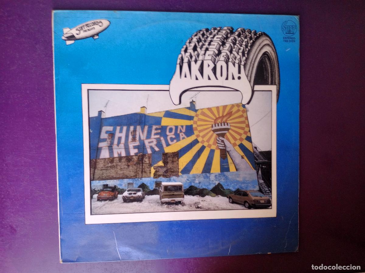 Discos de vinilo: The Akron Compilation - LP STIFF 1978 - NEW WAVE 70'S - RACHEL SWEET, RUBBER CITY, JANE AIRE, ETC