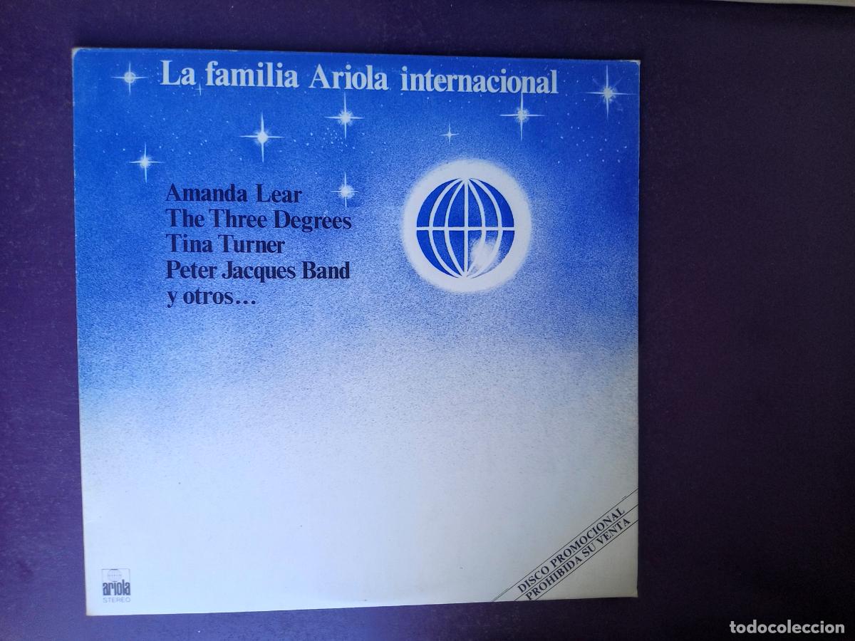 Discos de vinilo: La Familia Ariola Internacional - LP PROMO RECOP 1979 - TINA TURNER, AMANDA LEAR, NEIL BASHAN, ETC