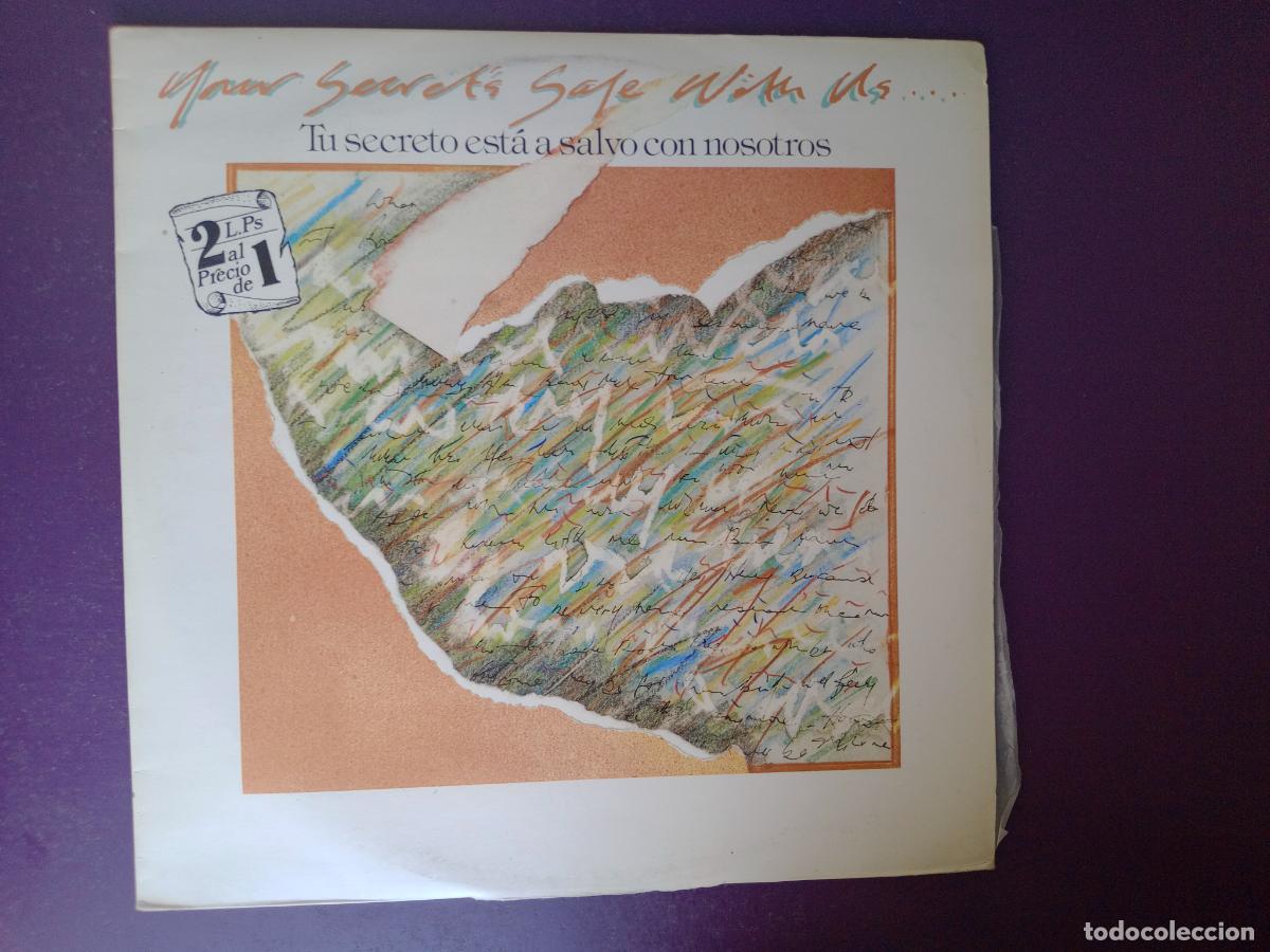 Discos de vinilo: Your Secret's Safe With Us - DOBLE LP VICTORIA 1983 - NEW WAVE ELECTRONICA MINIMAL - RECOP 20 TEMAS