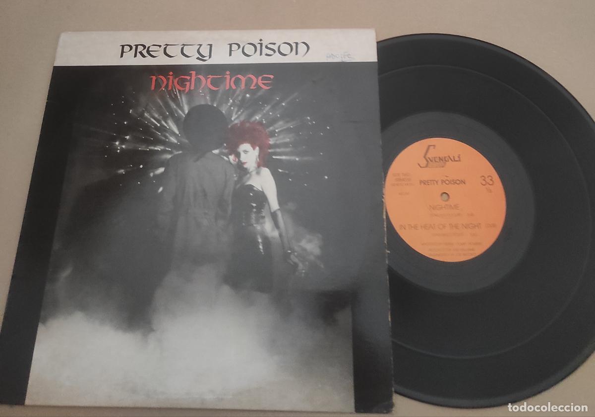 Discos de vinilo: Pretty Poison &ndash; Nightime-MAXI-ORIGINAL-EDICION AMERICANA-1984-