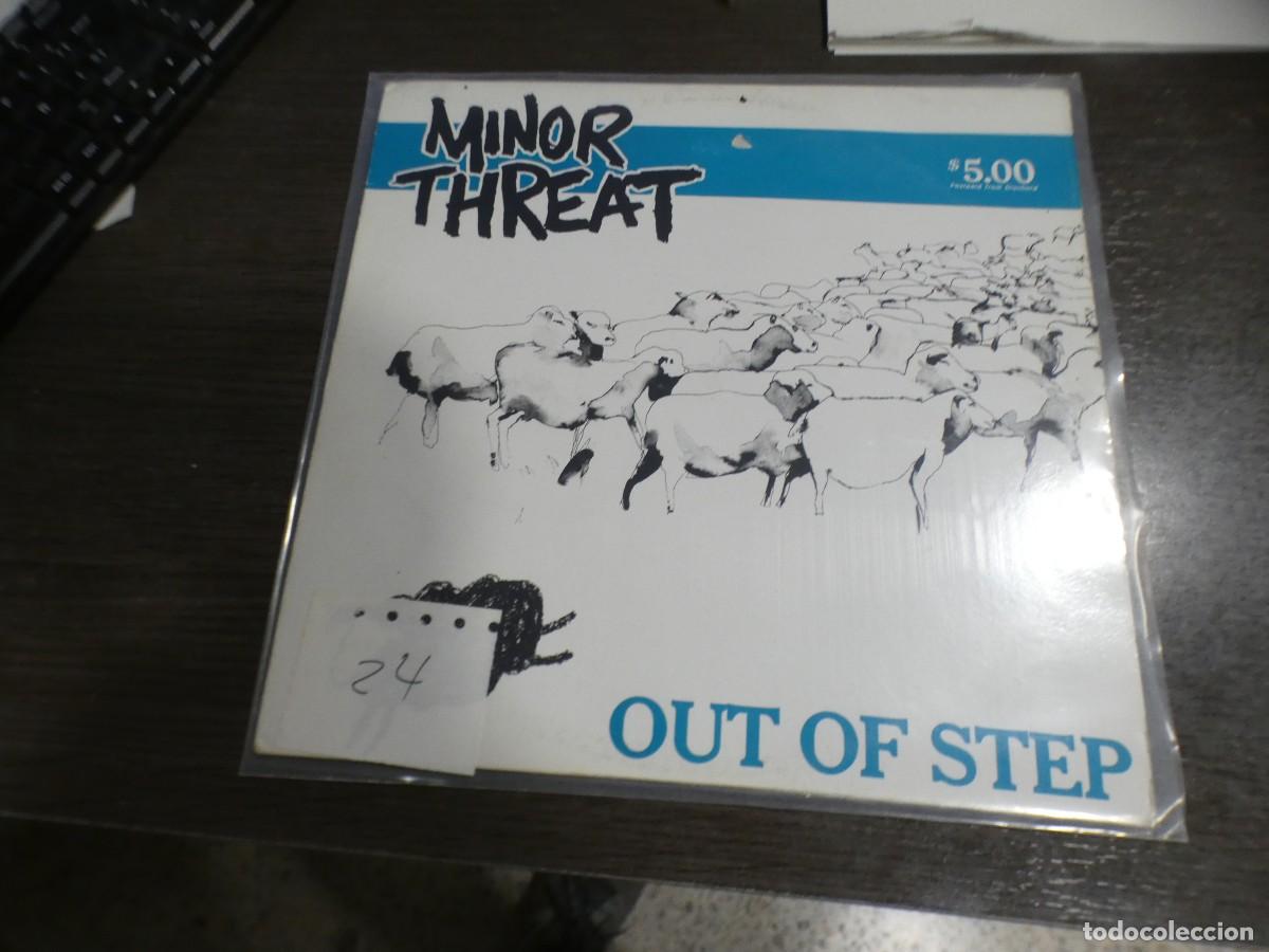 Discos de vinilo: ARKANSAS1980 GLAND RESERVA VINILO PUNK BASTANTE USO MENOR LINEAS FINAS MINOR THREAT DISCHORD 10