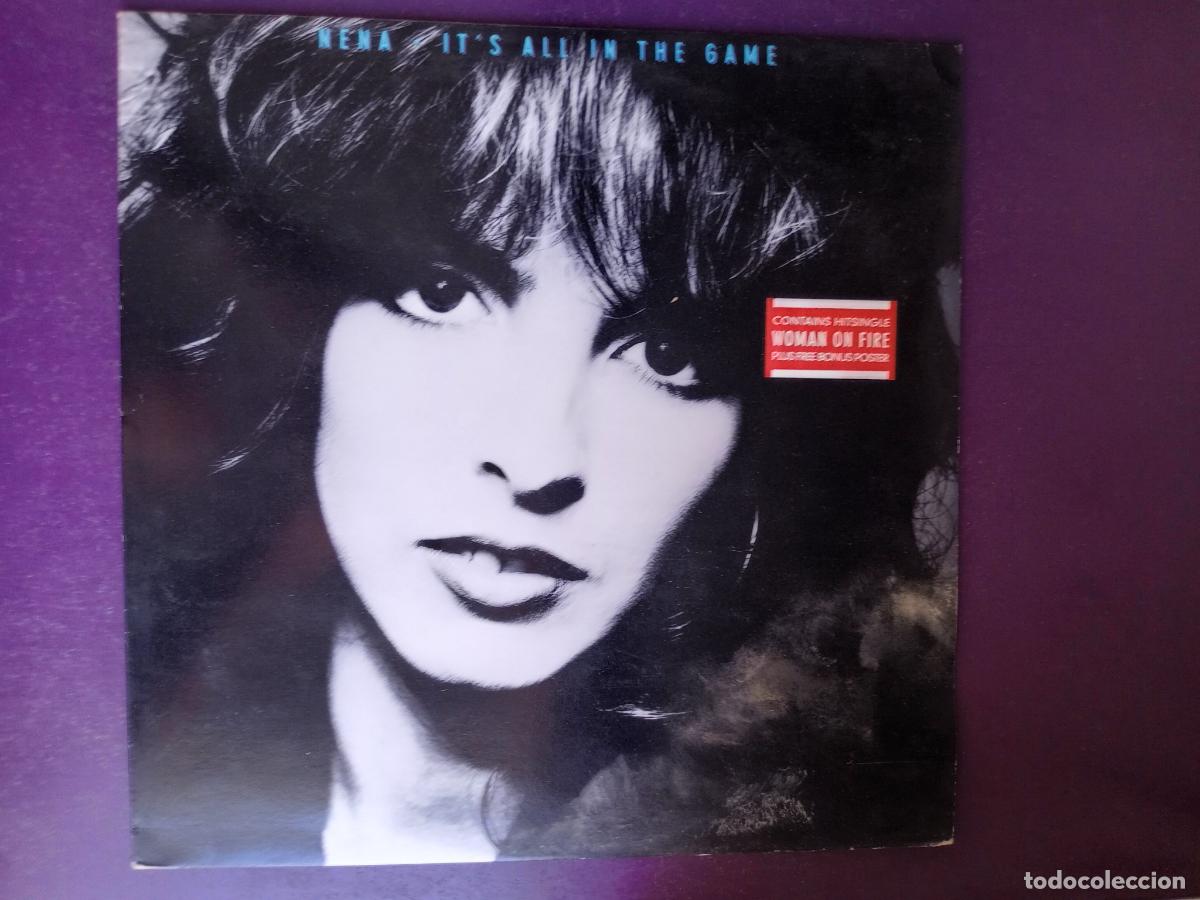 Discos de vinilo: Nena &lrm;&ndash; It's All In The Game - LP CBS 1985 - NEW WAVE ALEMANIA 80'S - POP ROCK