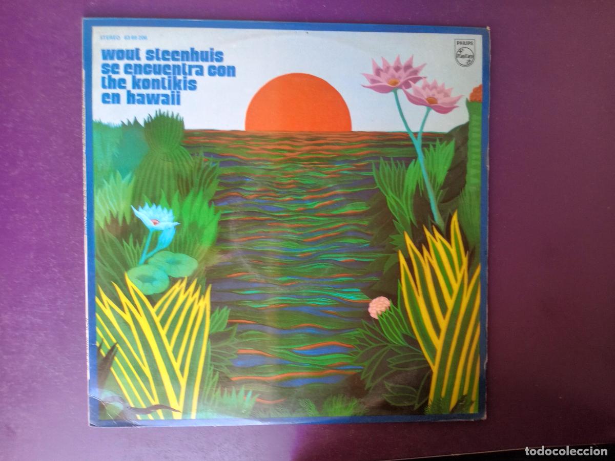 Discos de vinilo: Wout Steenhuis Se Encuentra Con The Kontikis En Hawaii- LP PHILIPS 1971 - LOUNGE POP