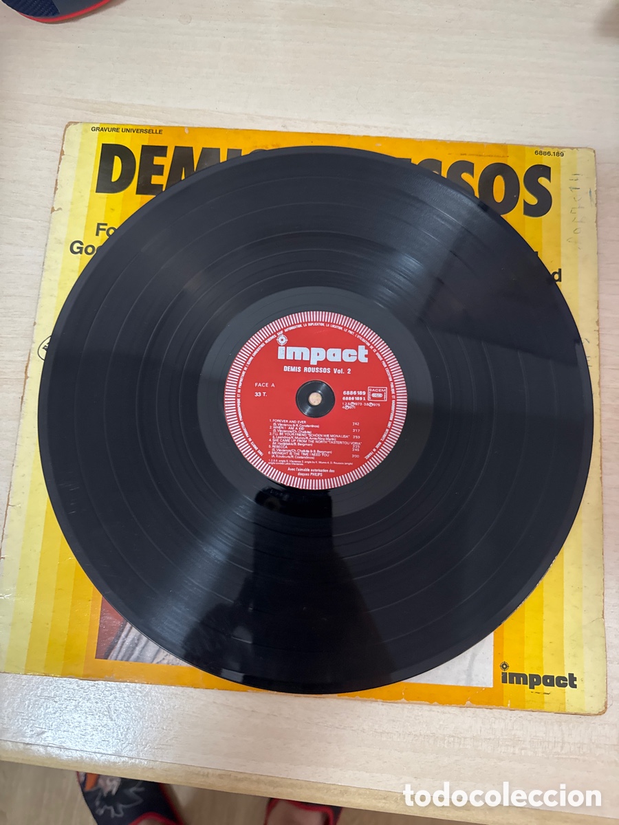Discos de vinilo: DISCO VINILO DEMIS ROUSSOS VOLUME 2 1975 - Foto 2