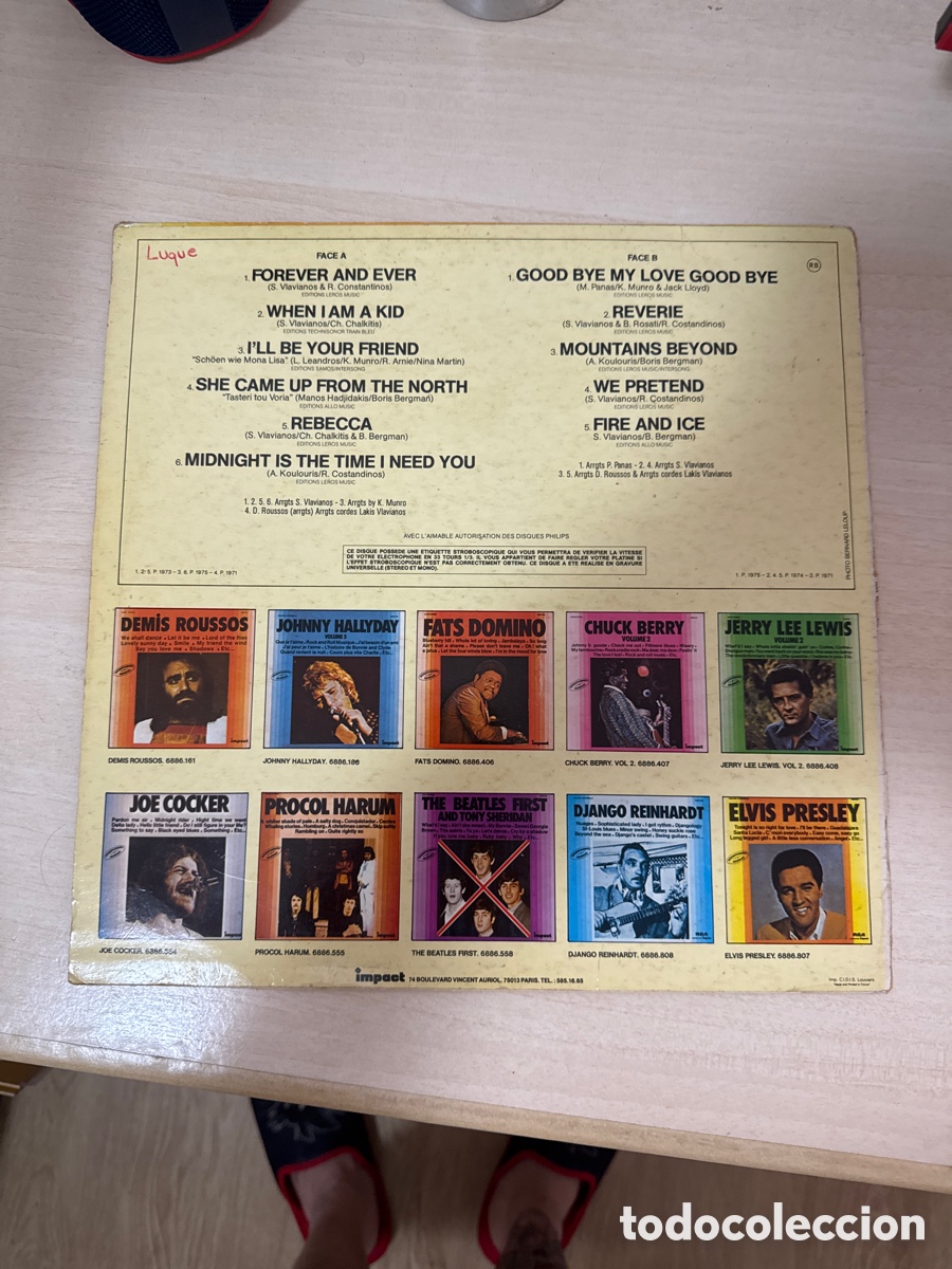 Discos de vinilo: DISCO VINILO DEMIS ROUSSOS VOLUME 2 1975 - Foto 4