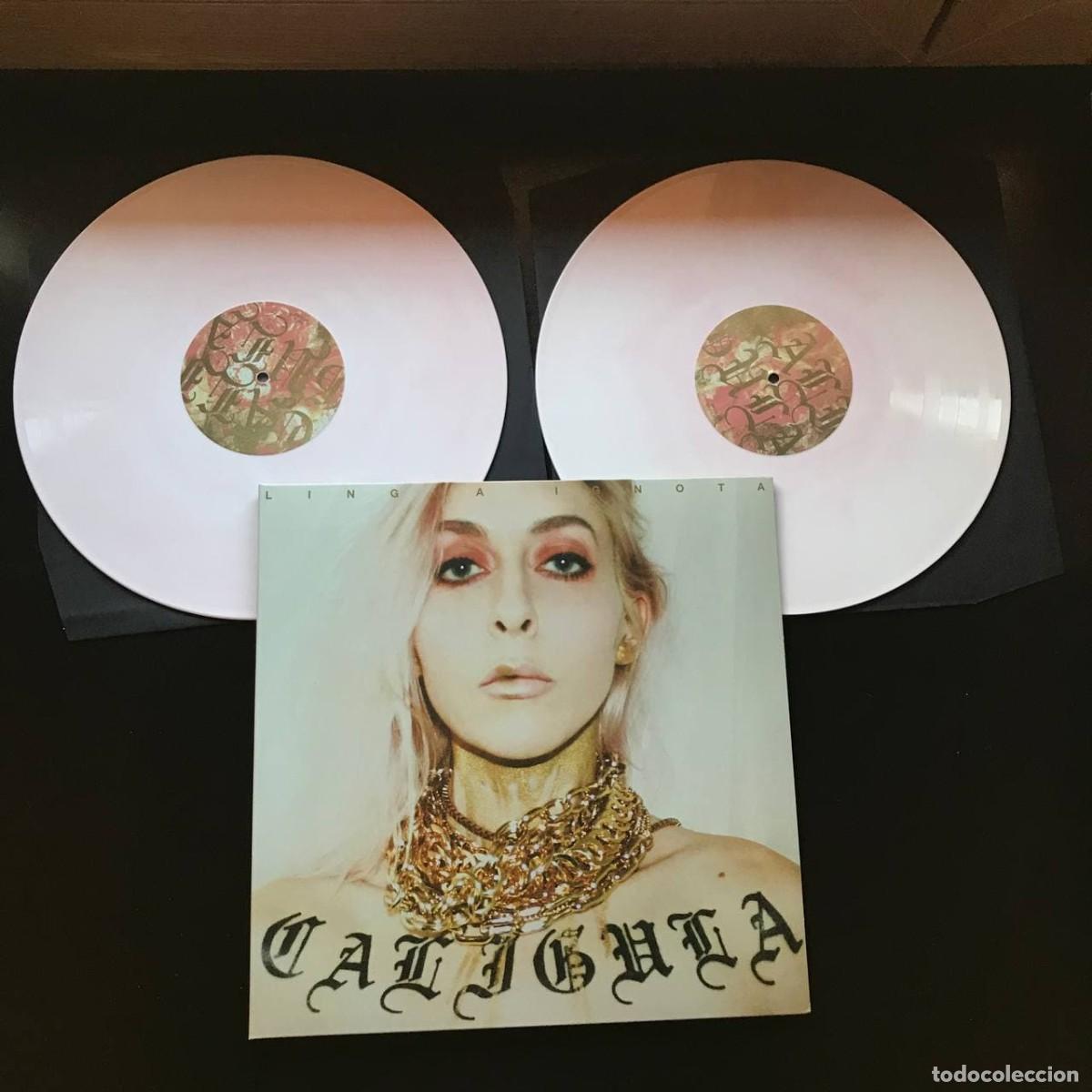 Discos de vinilo: Lingua Ignota Caligula Disco de vinilo rosa/blanco LP sargent house 12&rdquo; noise folk darkwave