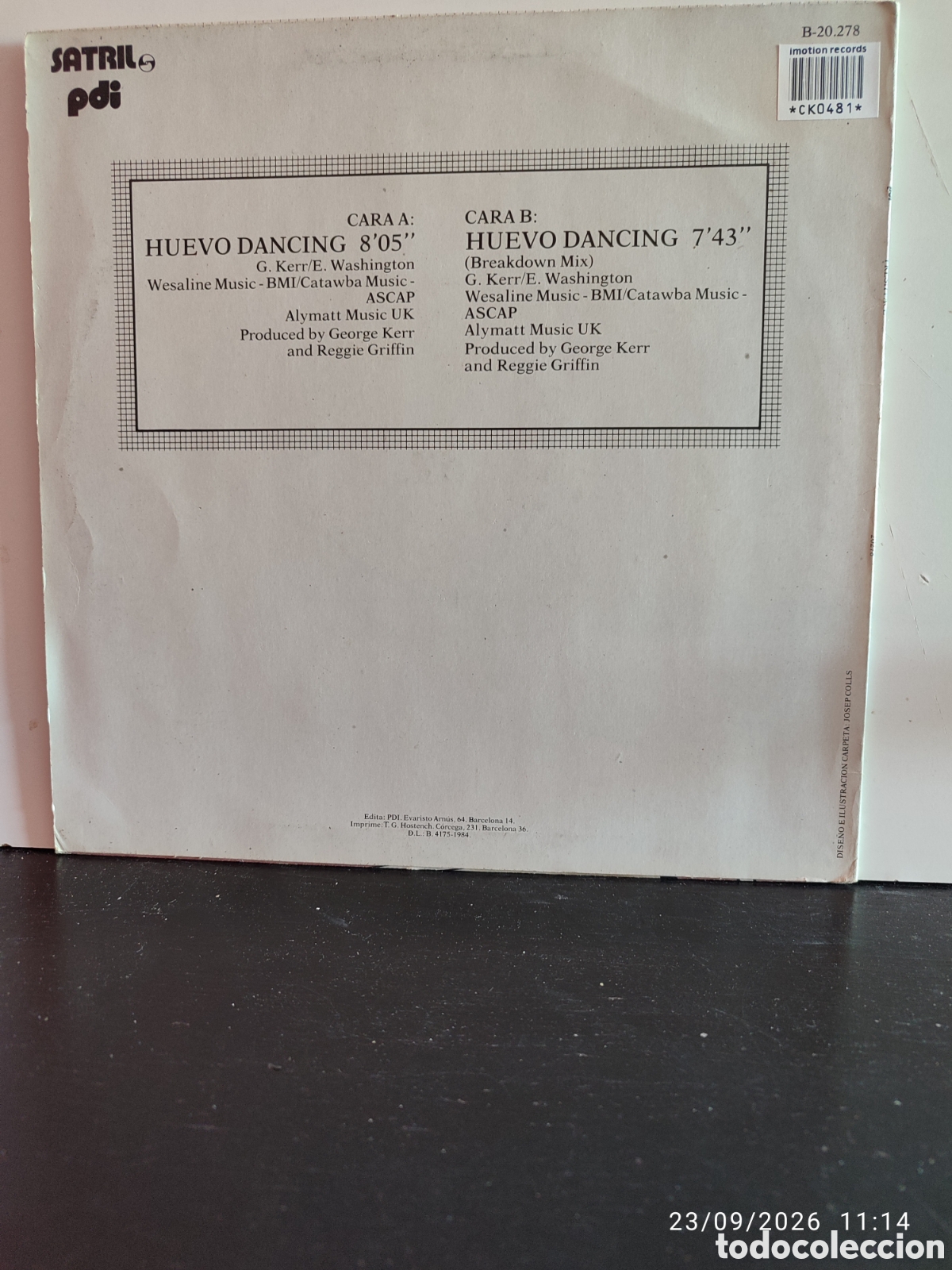 Discos de vinilo: Fresh Face &ndash; Huevo Dancing - Foto 2
