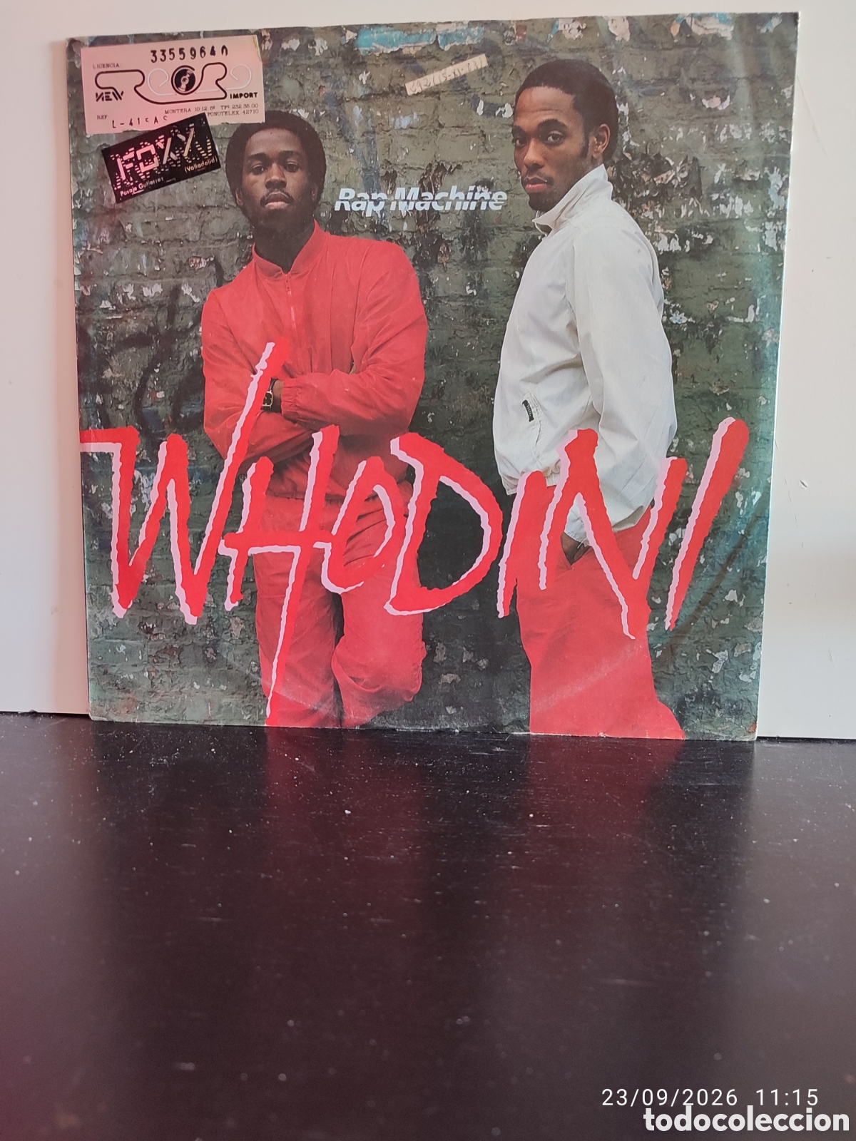 Discos de vinilo: Whodini &ndash; Rap Machine - Foto 1