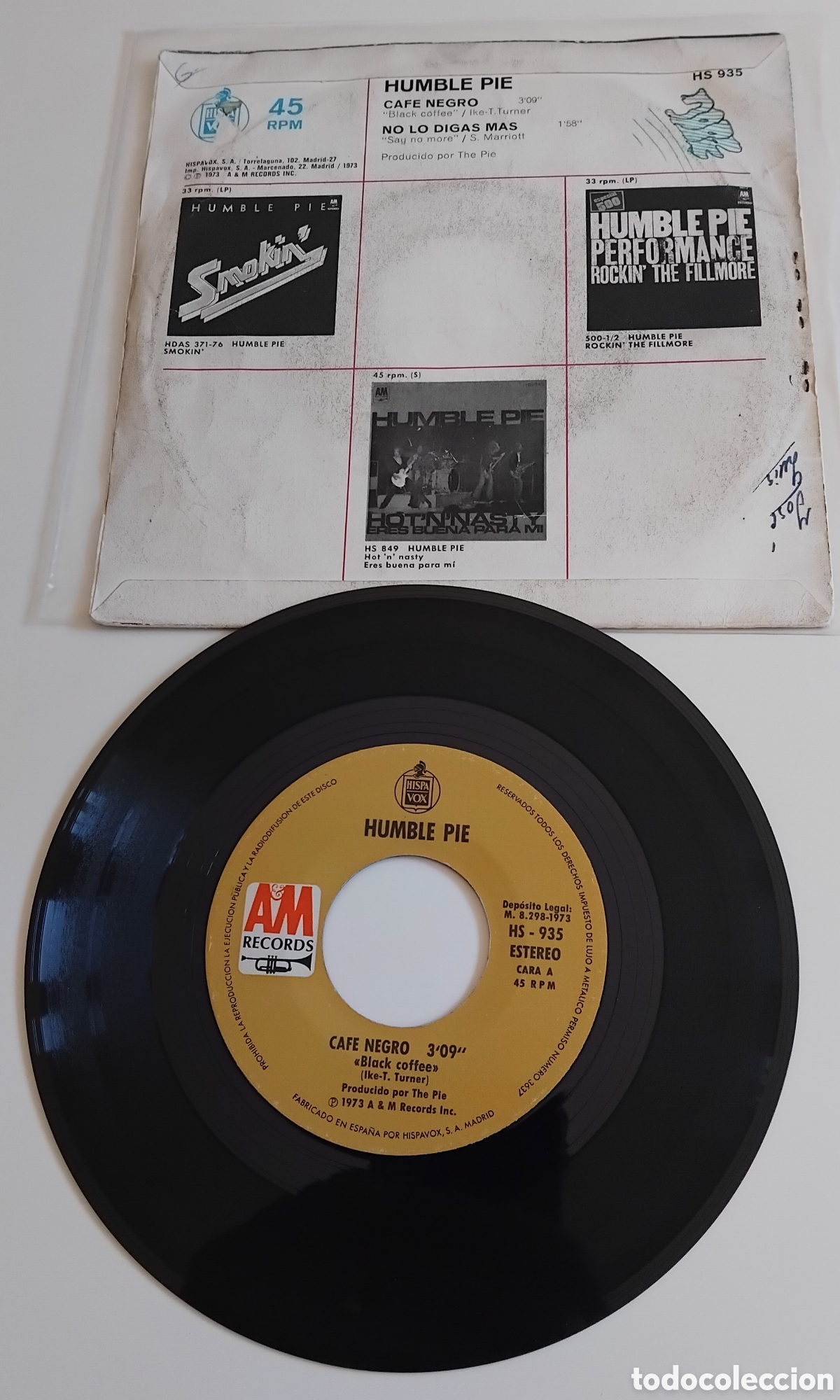 Discos de vinilo: Humble Pie, black coffee - Foto 2