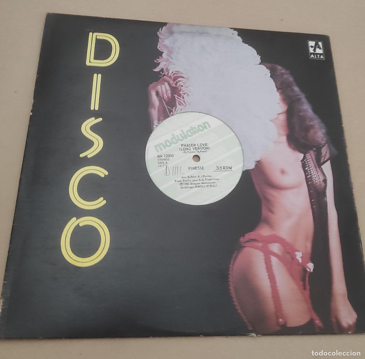 Discos de vinilo: Finesse &ndash; Phaser Love-MAXI-EDITADO EN CANADA- MUY BUEN ESTADO