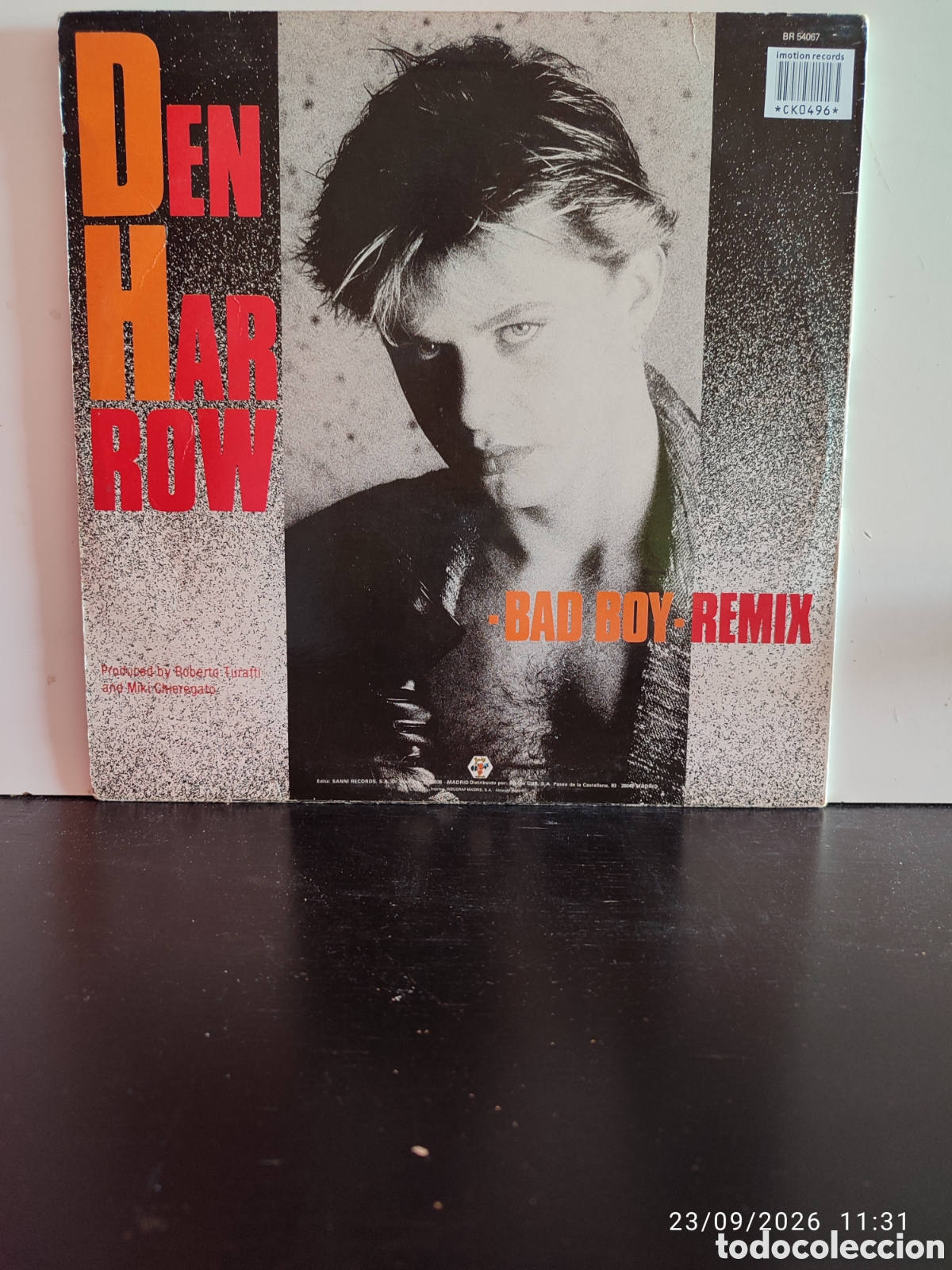 Discos de vinilo: Den Harrow &ndash; Charleston / Bad Boy (Remix) - Foto 2