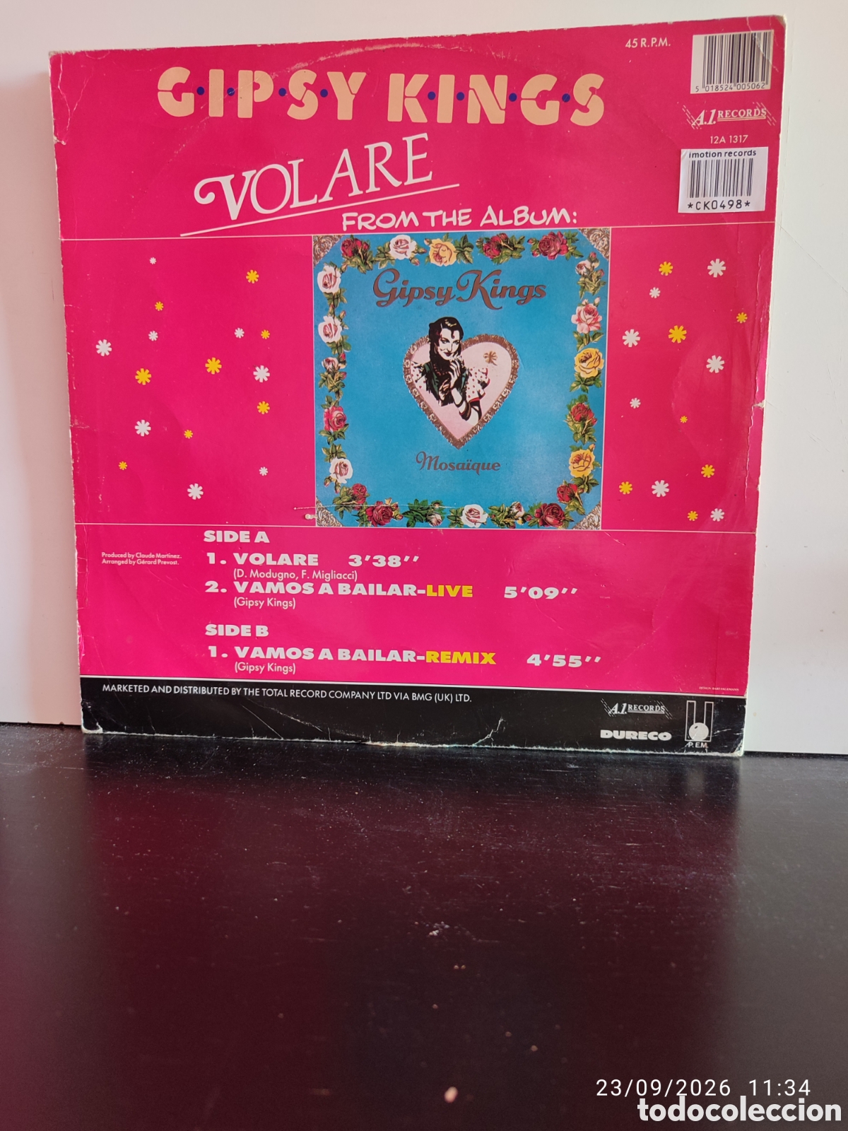 Discos de vinilo: Gipsy Kings &ndash; Volare - Foto 3