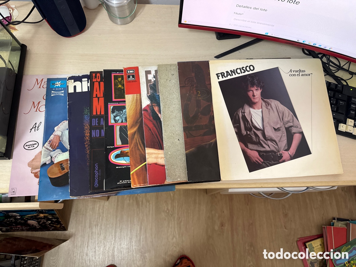 Discos de vinilo: Lote de 10 discos de vinilo de diferentes g&eacute;neros de m&uacute;sica