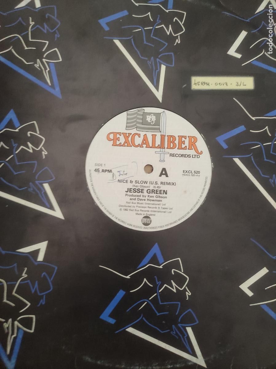 Discos de vinilo: Jesse Green &ndash; Nice & Slow (U.S. Remix)-MAXI- - Foto 1