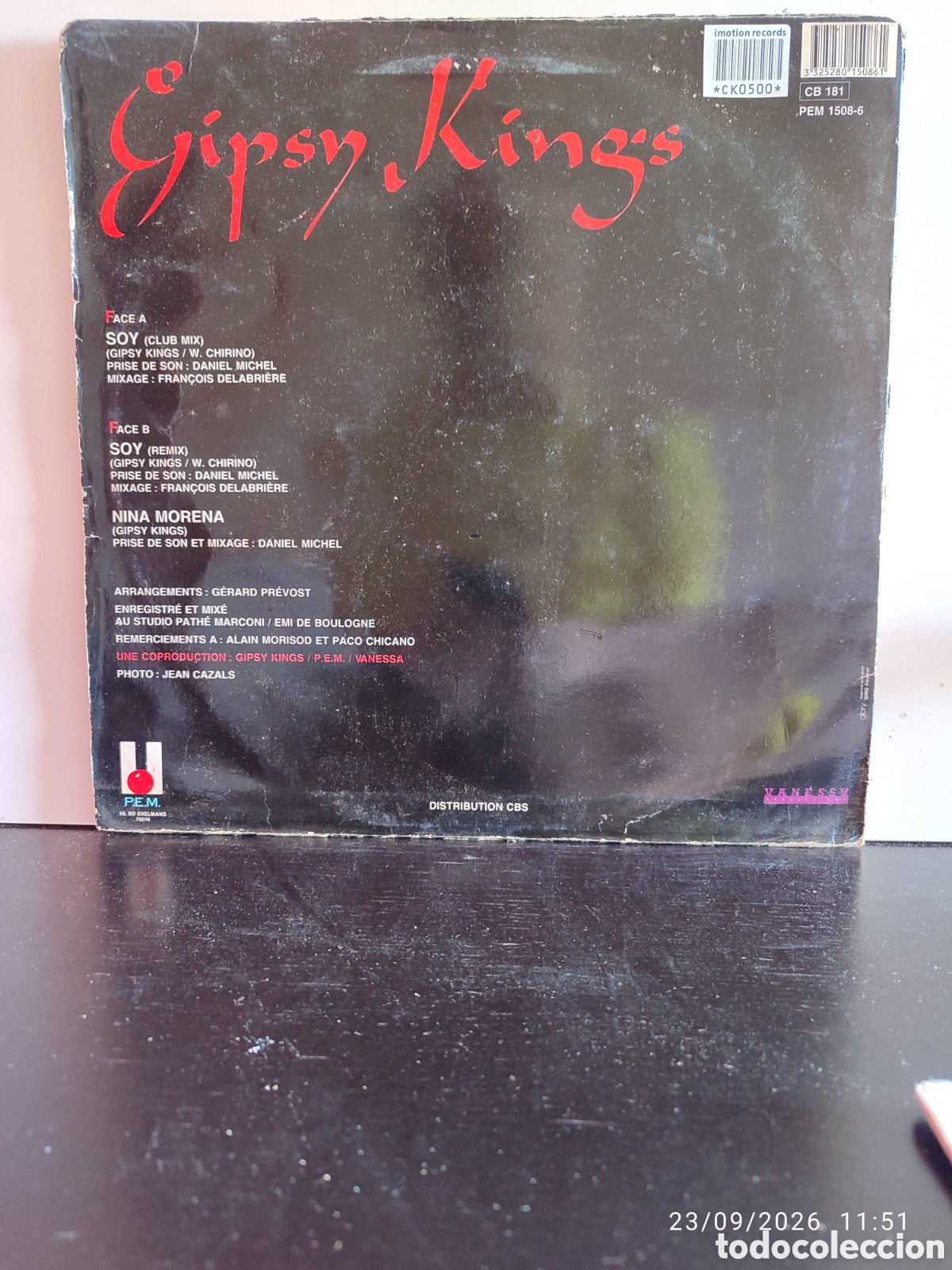 Discos de vinilo: Gipsy Kings &ndash; Soy VINILO - Foto 2