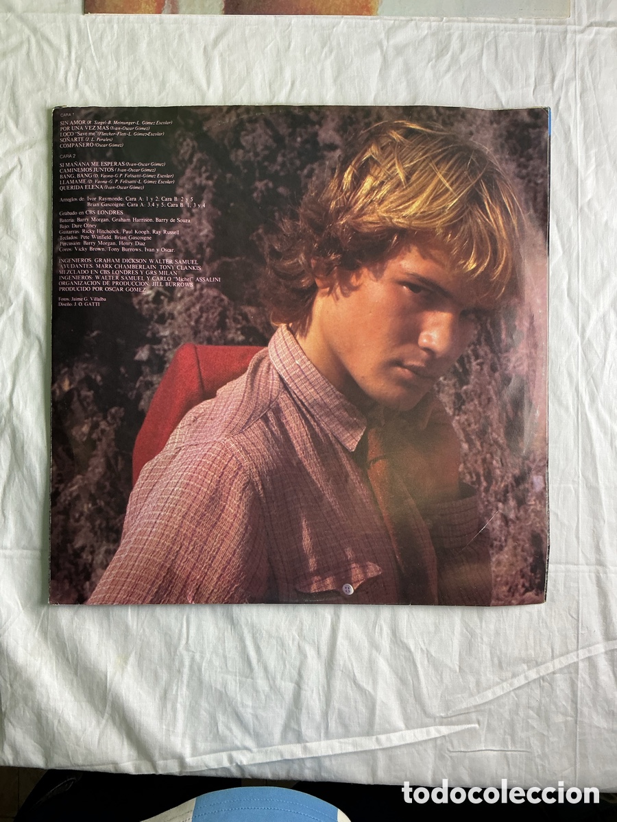 Discos de vinilo: IV&Aacute;N &ndash; A SOLAS &ndash; LP ORIGINAL CBS 1980 CON ENCARTES - Foto 12