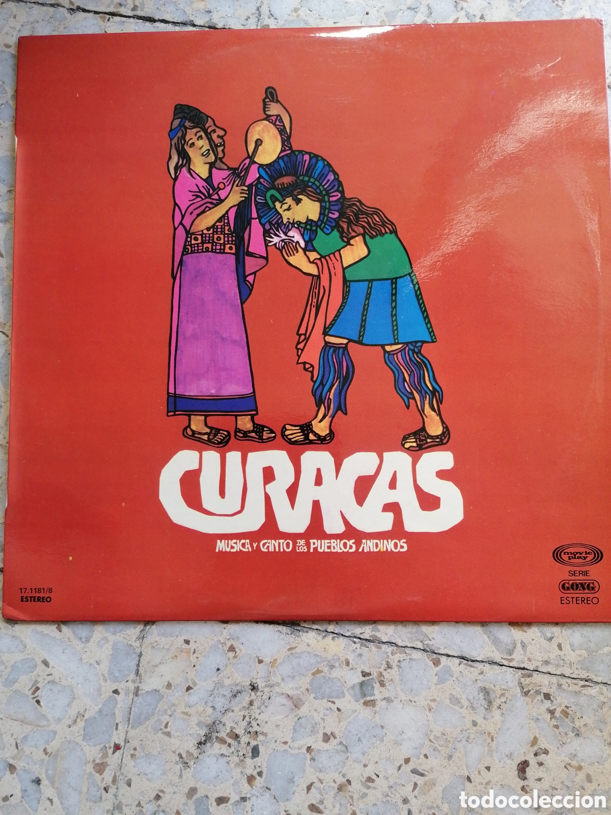 Discos de vinilo: LP CURACAS MUSICA Y CANTO DE LOS PUEBLOS ANDINOS 1977 ESPA&Ntilde;A EX