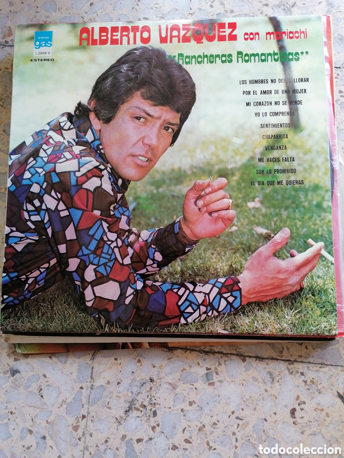 Discos de vinilo: LP ALBERTO VAZQUEZ CON MARIACHI RANCHERAS ROMANTICAS 1976 ESPA&Ntilde;A EX