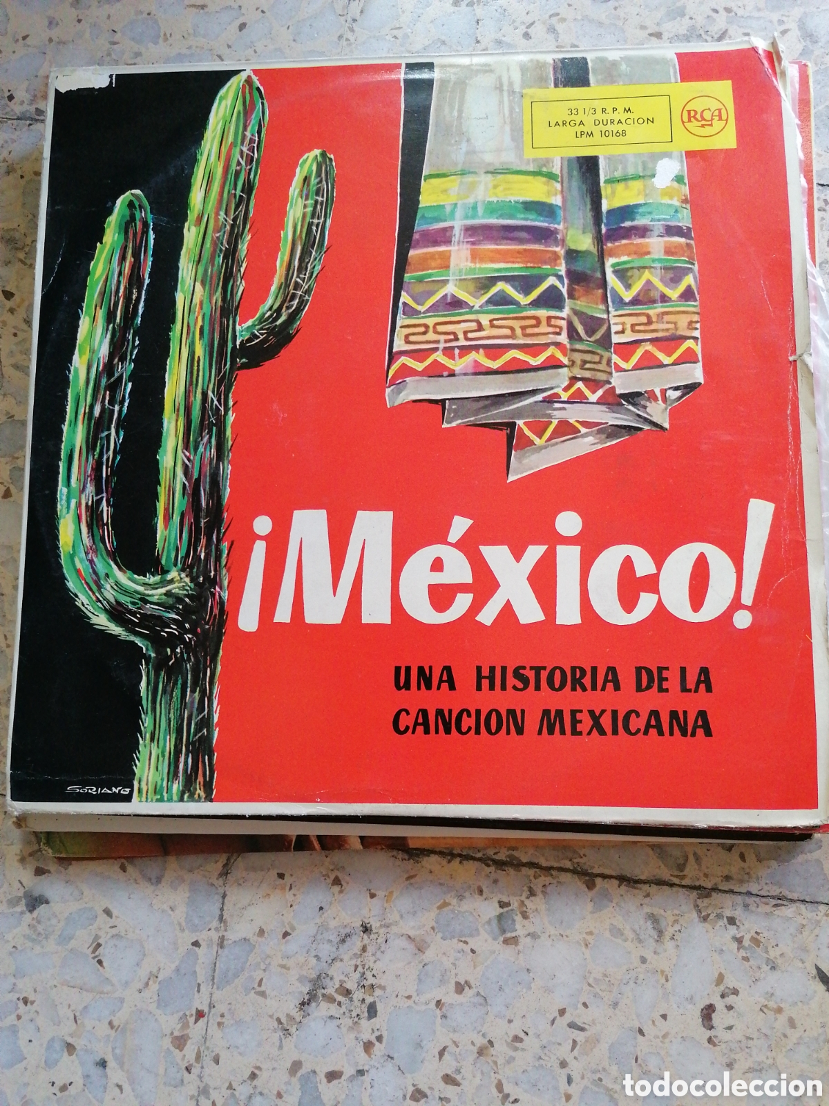 Discos de vinilo: LP MEXICO HISTORIA DE LA CANCION MEXICANA 1961 ESPA&Ntilde;A DISCO EX
