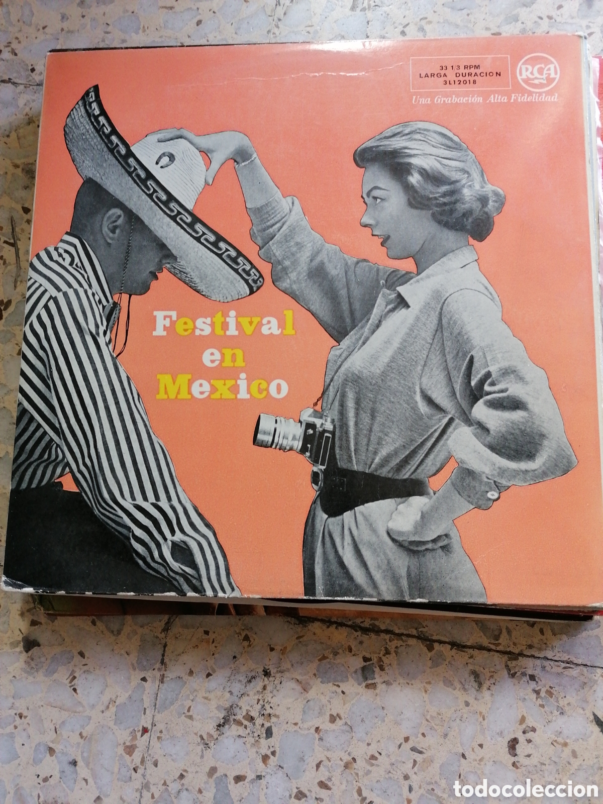 Discos de vinilo: LP FESTIVAL EN MEXICO MARIACHUI PULIDO VARGAS JOSE ALFREDO JIMENEZ 1958 ESPA&Ntilde;A