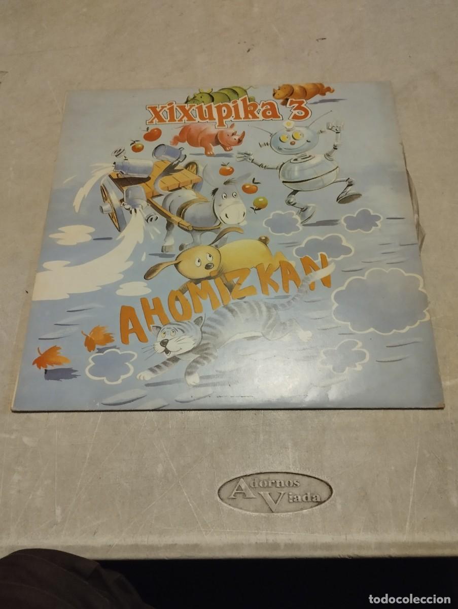 Discos de vinilo: XIXUPIKA 3 LP AHOMIZKAN INSERT LETRAS - Foto 1