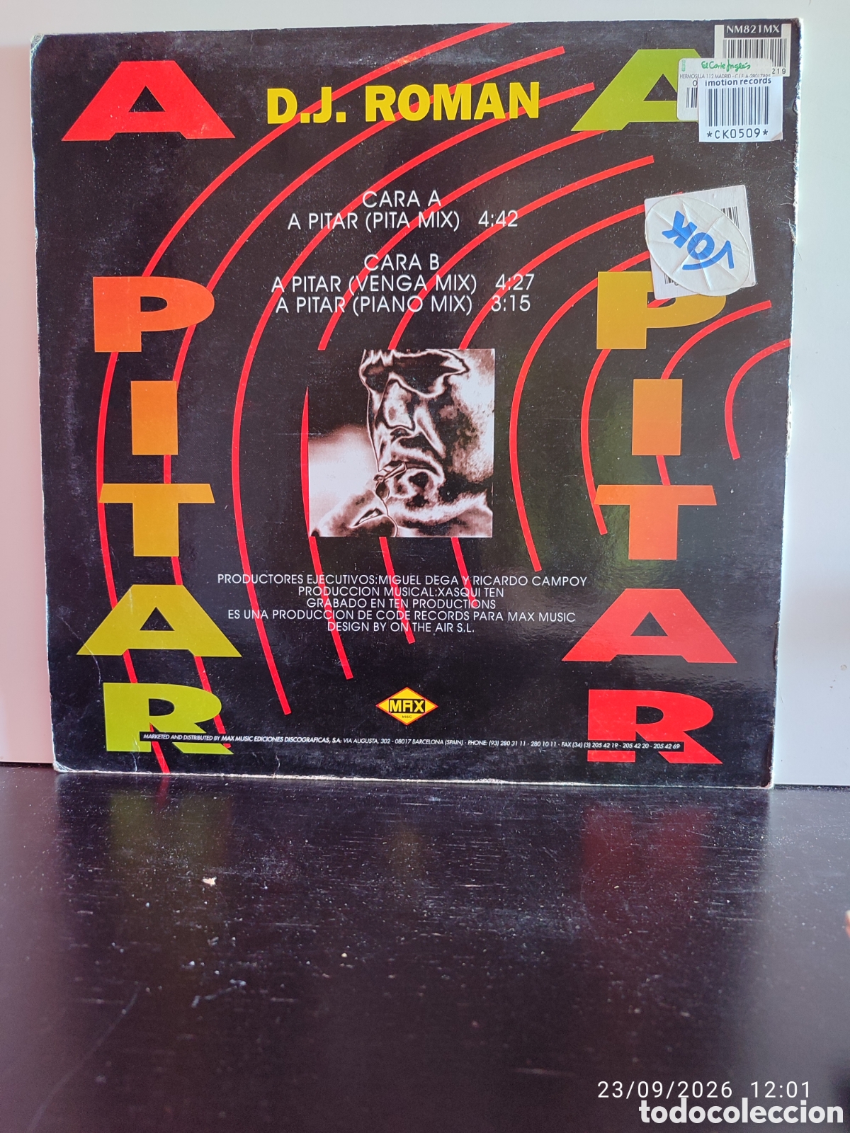 Discos de vinilo: D.J. Roman &ndash; A Pitar - Foto 2