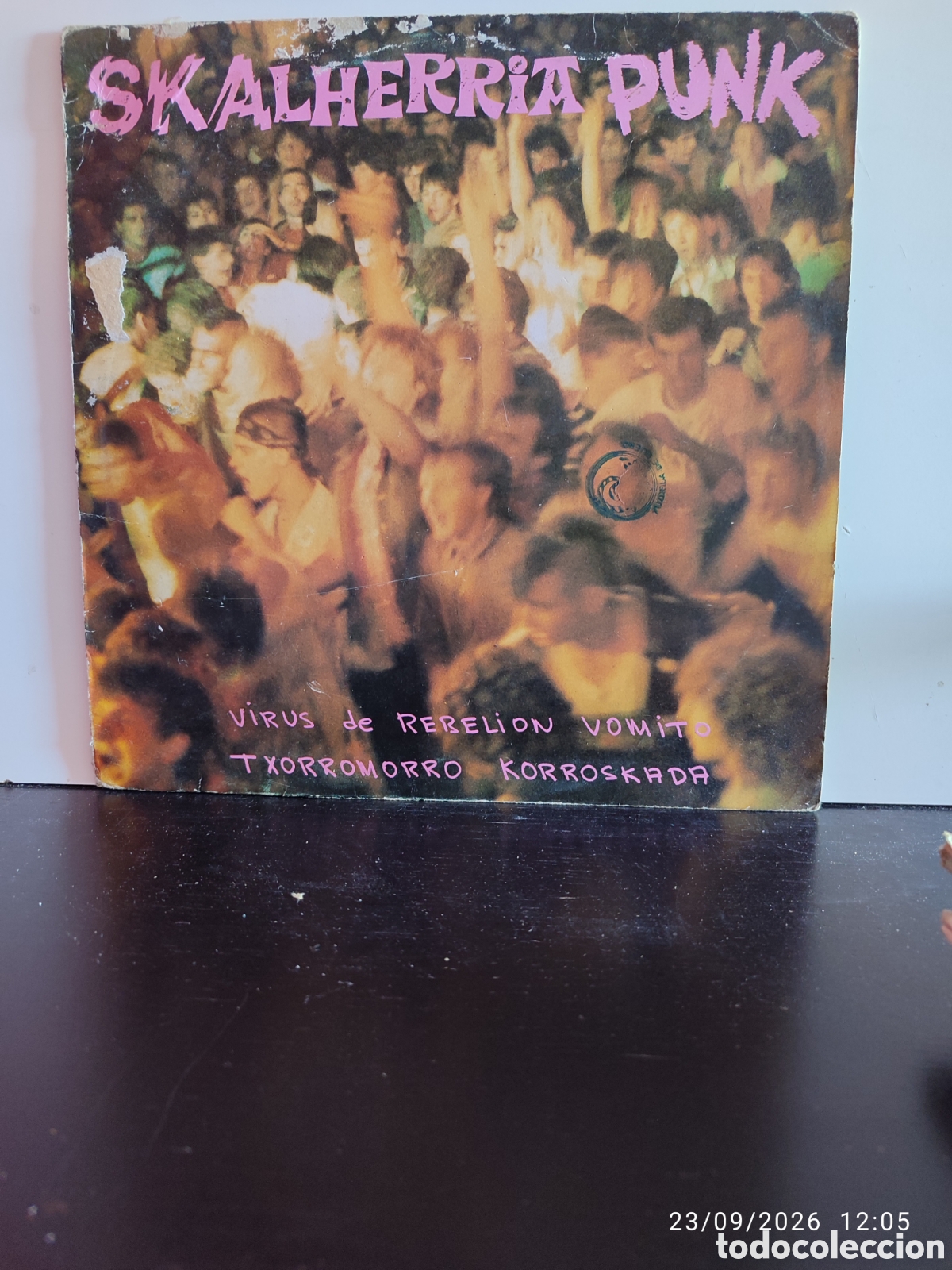 Discos de vinilo: Virus De Rebelion, Vomito, Txorromorro, Korroskada &ndash; Skalherria Punk