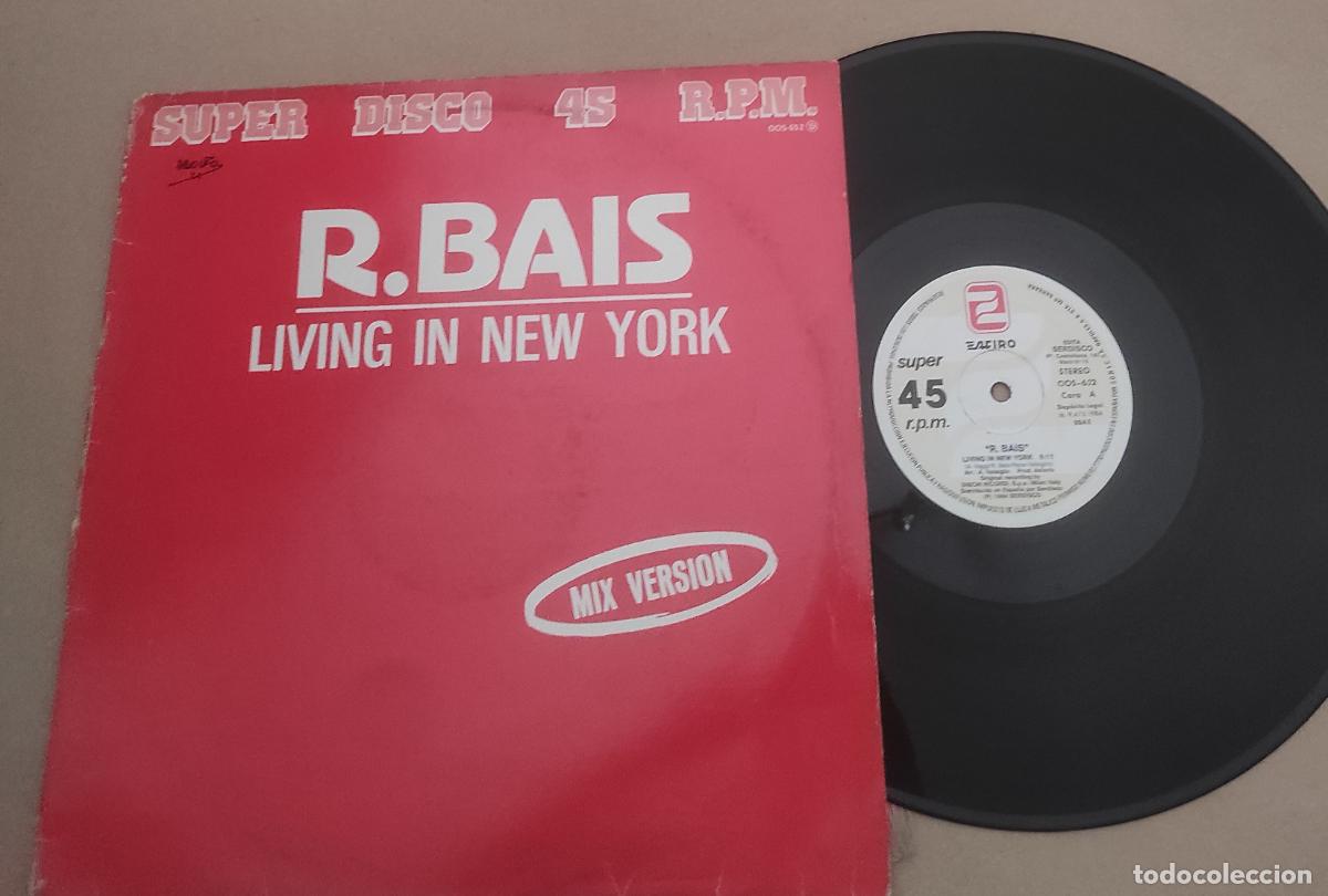 Discos de vinilo: R. Bais* &lrm;&ndash; Living In New York-MAXI-ITALO-DISCO-