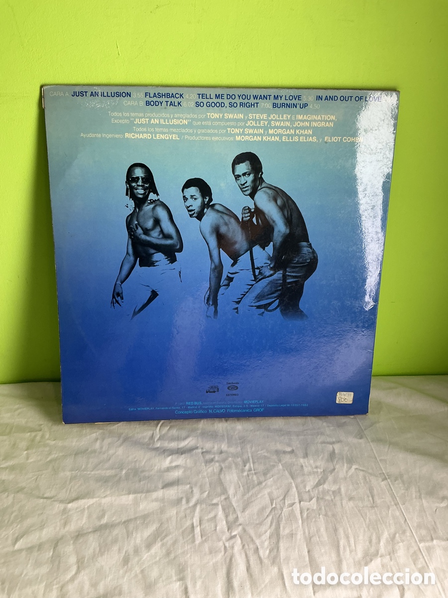 Discos de vinilo: IMAGINATION &ndash; BODY TALK / JUST AN ILLUSION &ndash; LP VINILO - Foto 8