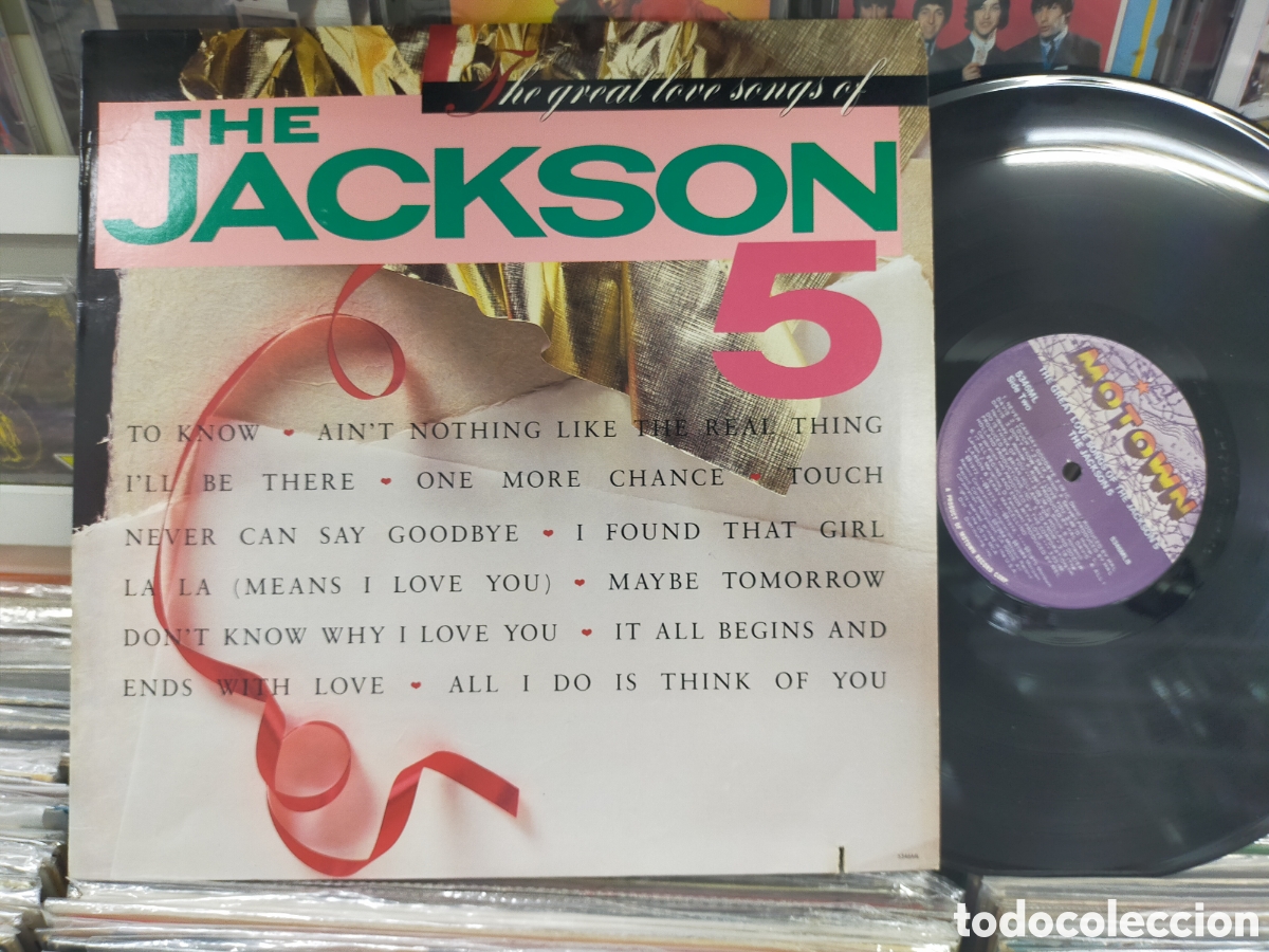 Discos de vinilo: The Jackson 5 LP the great LOVE songs 1984 u.s.a.