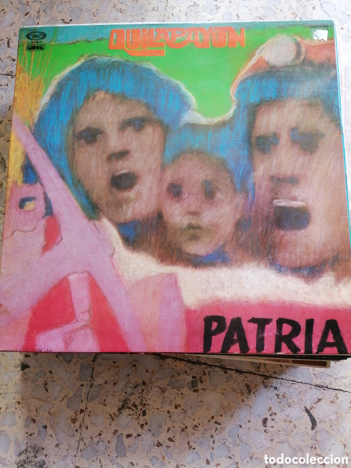 Discos de vinilo: LP QUILAPAYUN PATRIA 1977 ESPA&Ntilde;A PORTADA DOBLE