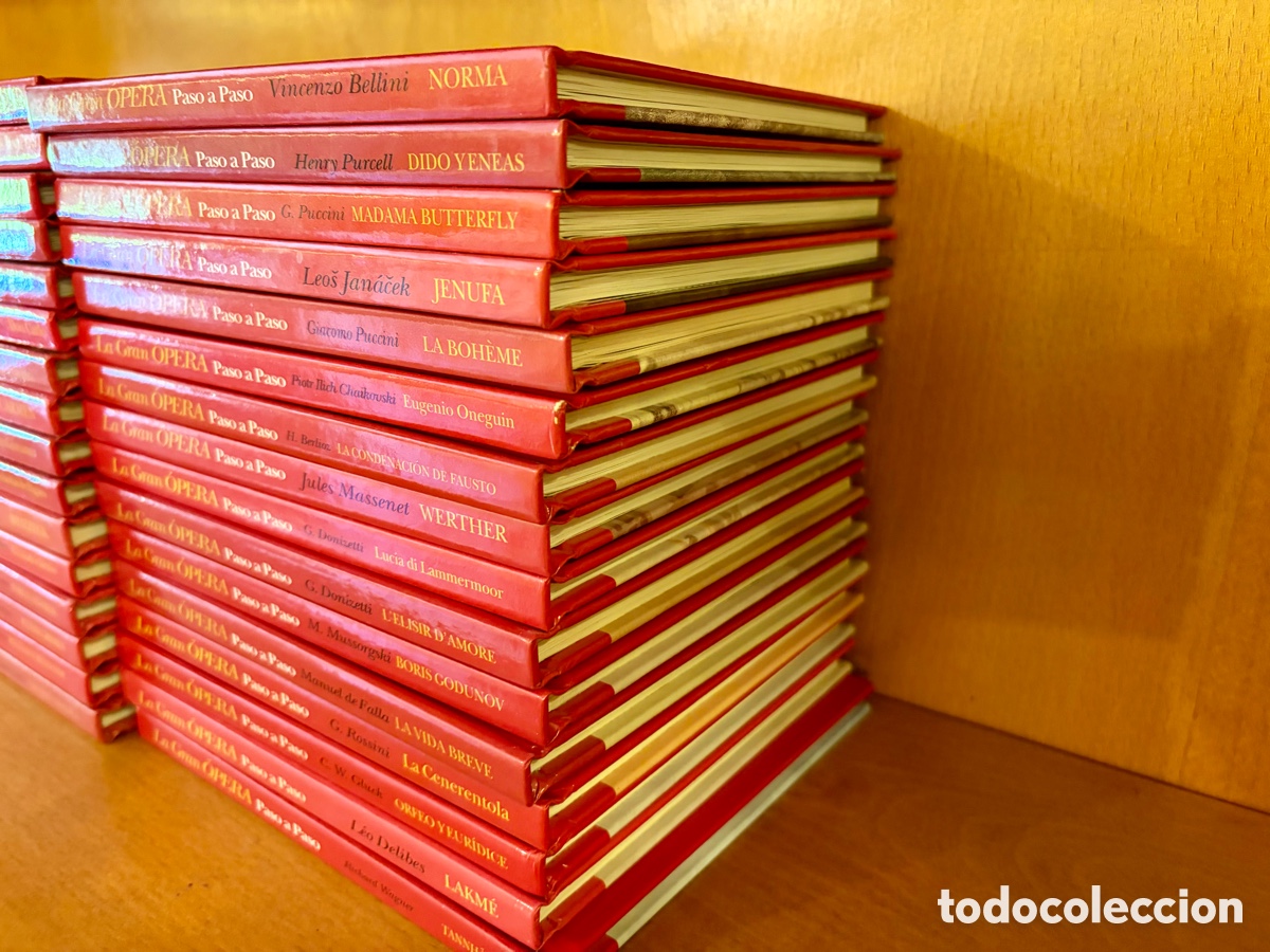 Discos de vinilo: Colecci&oacute;n La Gran &Oacute;pera Paso a Paso &ndash;48 vol&uacute;menes - Foto 3