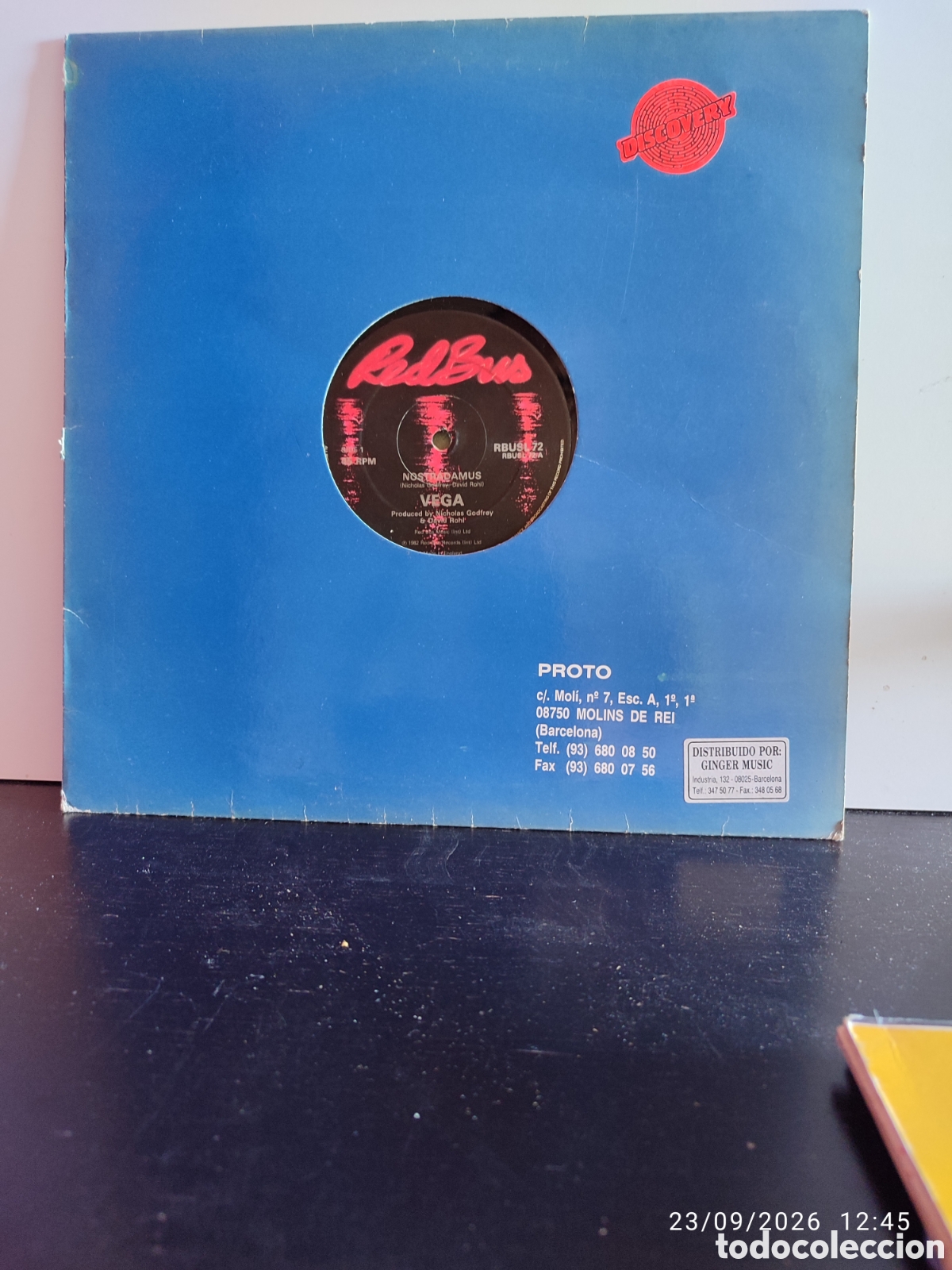 Discos de vinilo: Vega &ndash; Nostradamus VINILO - Foto 1