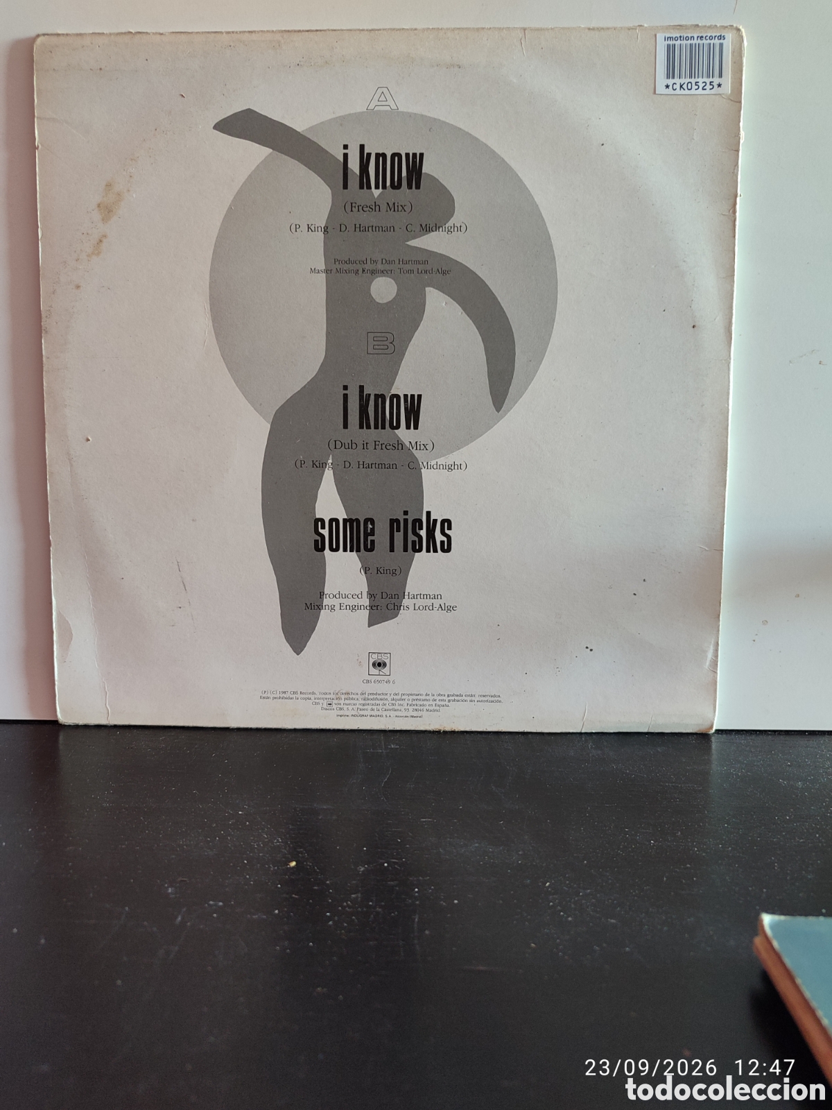 Discos de vinilo: Paul King &ndash; I Know VINILO - Foto 2