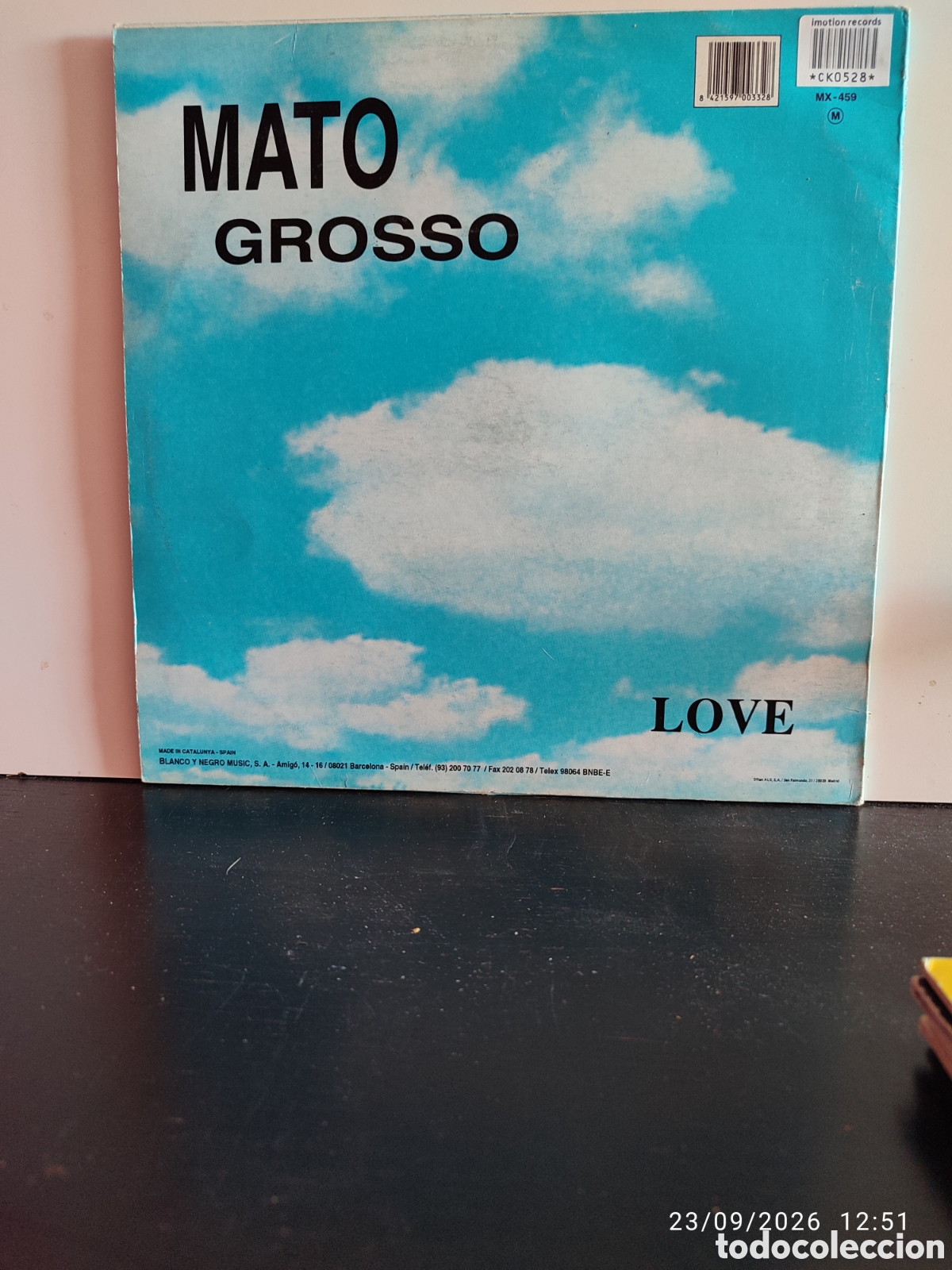 Discos de vinilo: Mato Grosso &ndash; Love VINILO - Foto 2