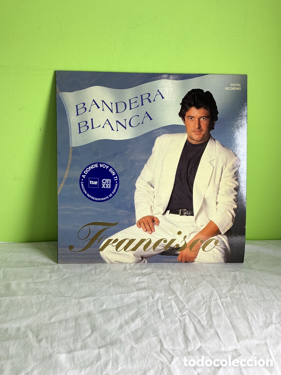 Discos de vinilo: FRANCISCO &ndash; BANDERA BLANCA &ndash; LP ORIGINAL 1993 &ndash; GANADOR OTI