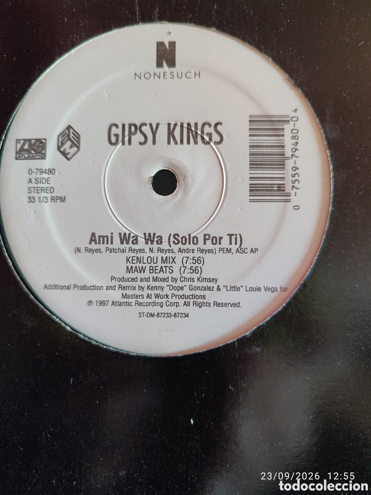 Discos de vinilo: Gipsy Kings &ndash; Ami Wa Wa (Masters At Work Mixes) - Foto 1