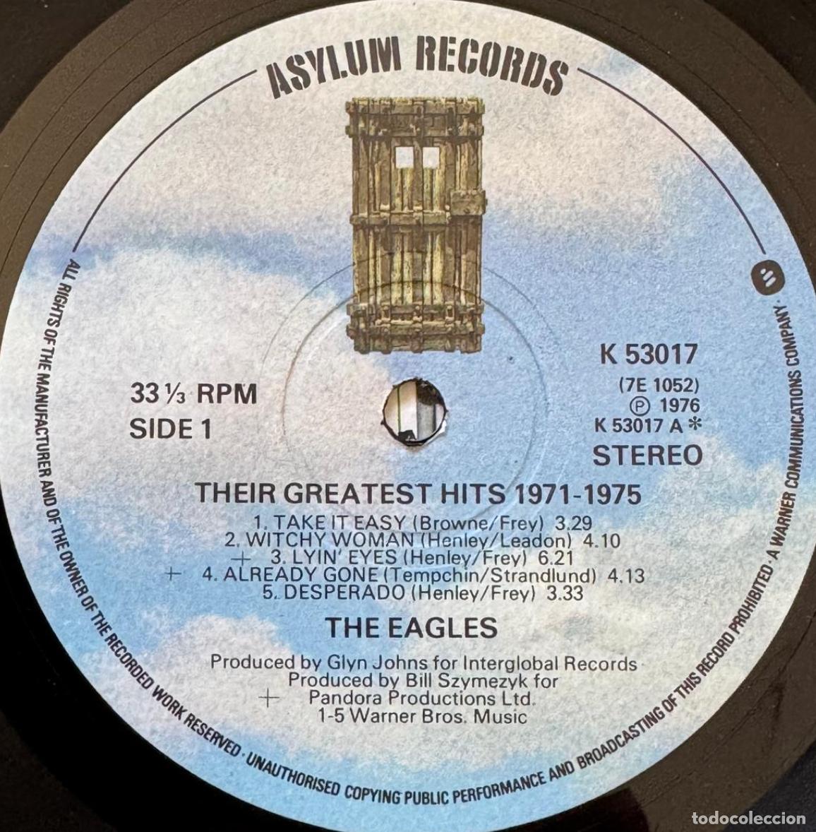 Discos de vinilo: Eagles &ndash; Their Greatest Hits ( - Foto 2