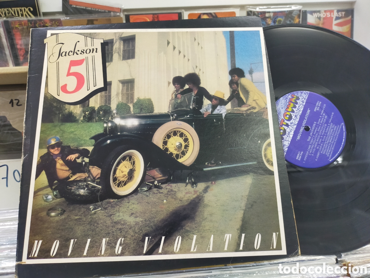 Discos de vinilo: The Jackson 5 lp moving violation canada