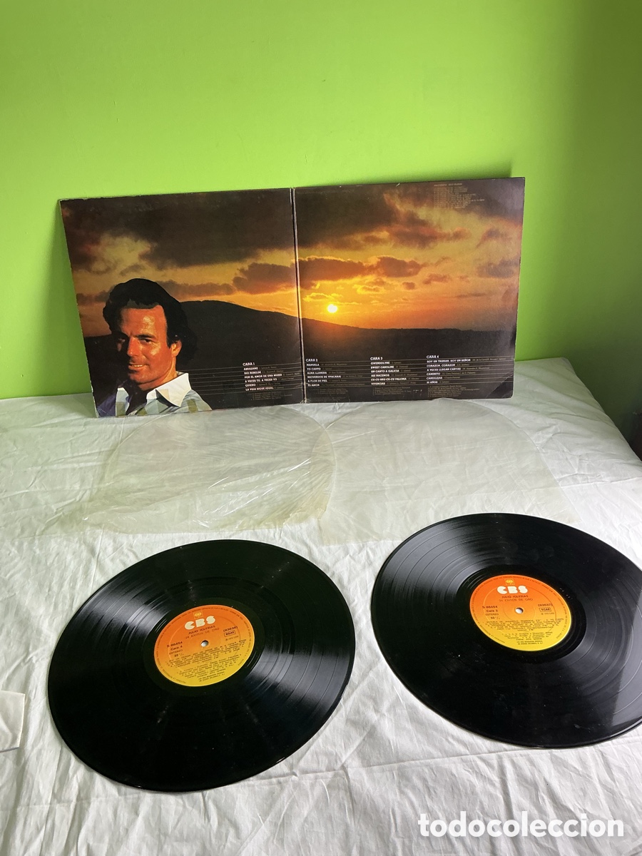 Discos de vinilo: JULIO IGLESIAS &ndash; 24 &Eacute;XITOS DE ORO &ndash; DOBLE LP CBS - Foto 8